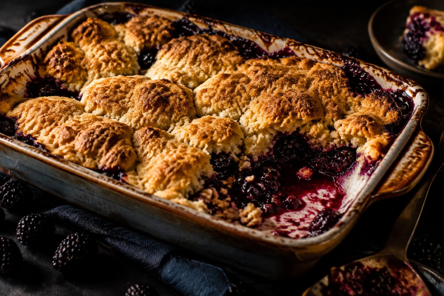 Blackberry Cobbler — Half Pan