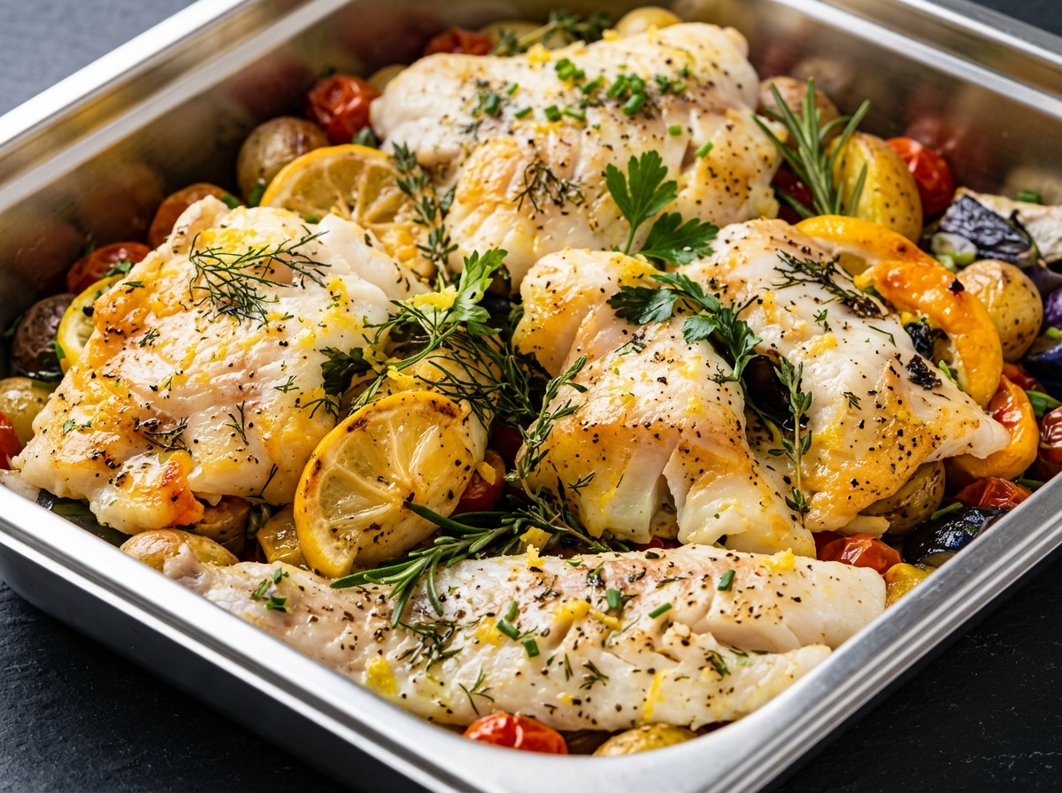 Baked White Fish